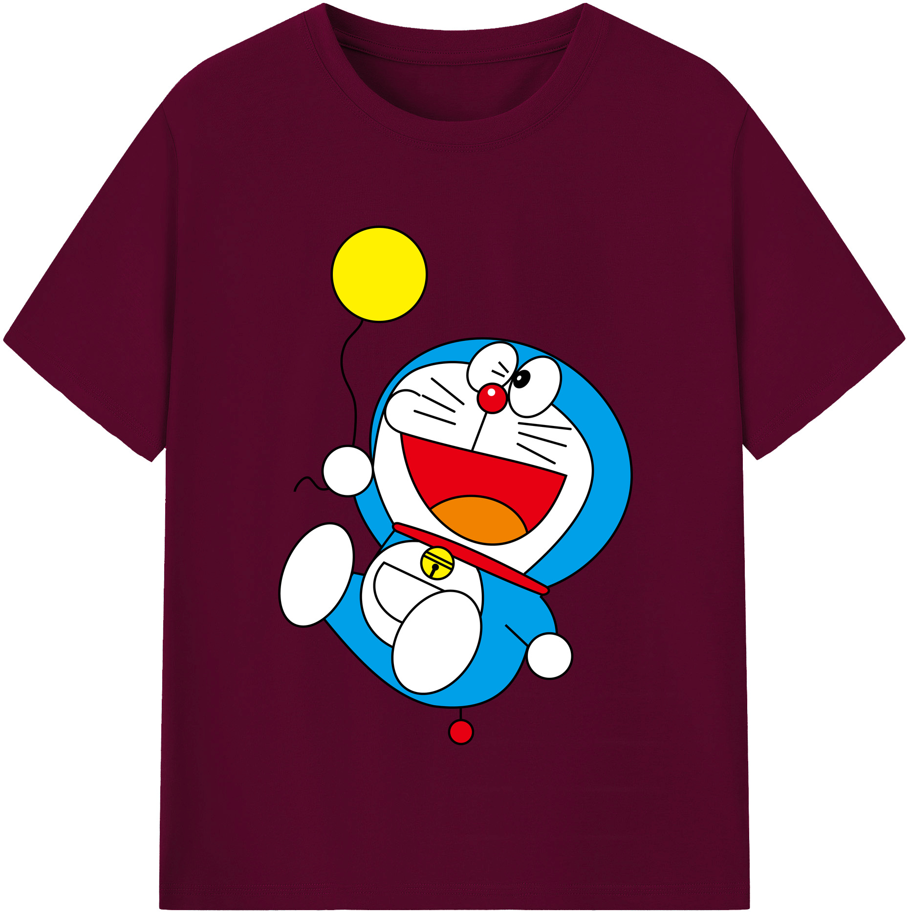 （画像用） ドラえもん Doraemon レディースカジュアルプリントTシャツ（綿100％）